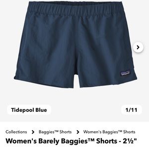 Patagonia Barely There Baggies Size M